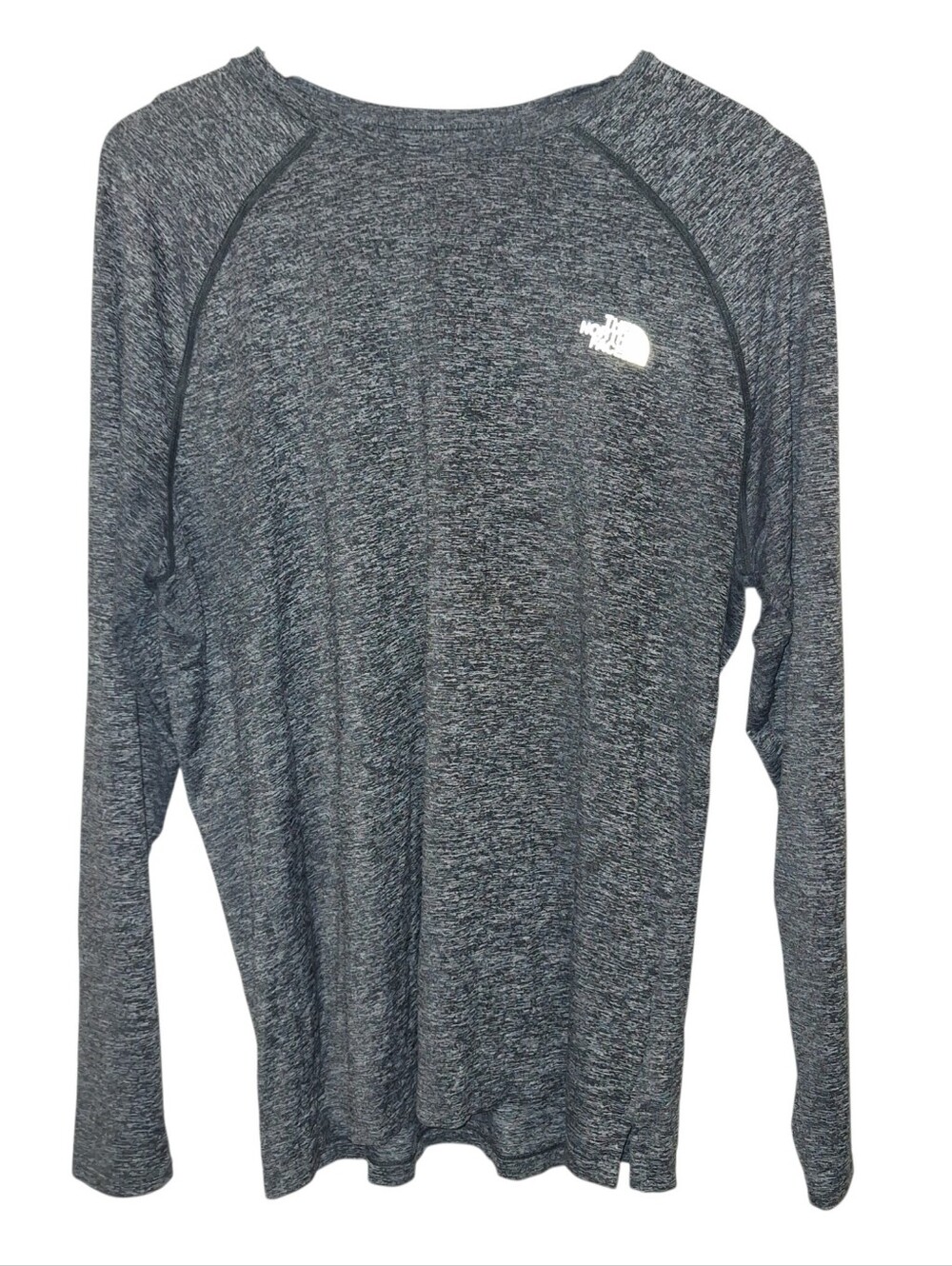 The North Face Men's Gray Long Sleeve Performance Shirt Large